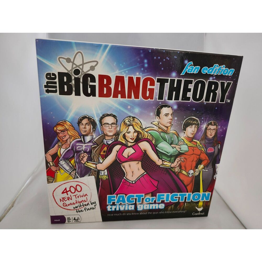 The Big Bang Theory Fact or Fiction Trivia Game – Fan Edition – Complete